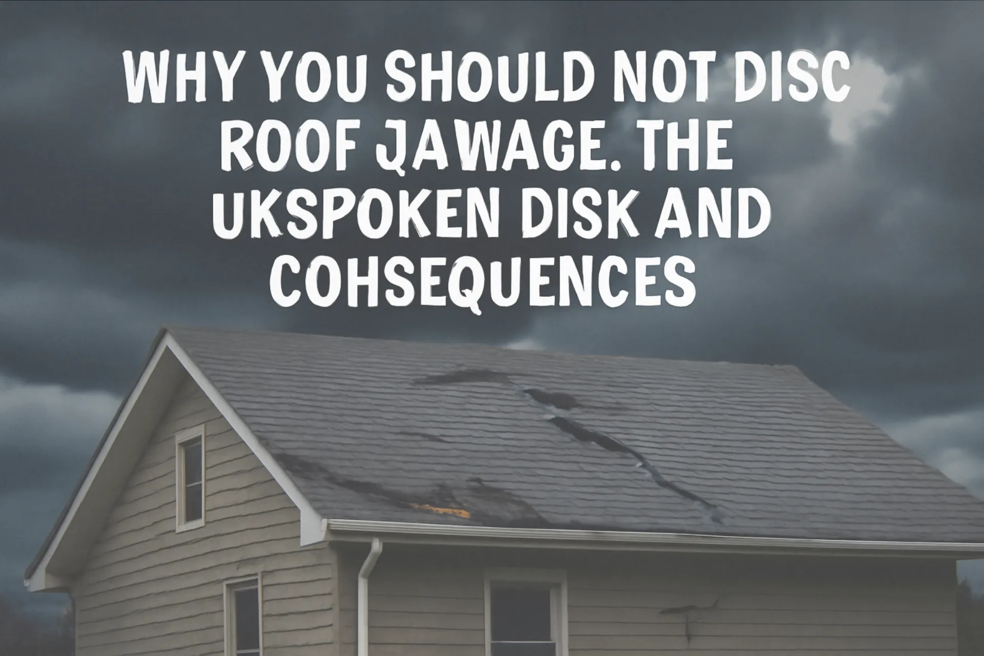 Why You Shouldn't Ignore Roof Damage: The Hidden Dangers and Consequences